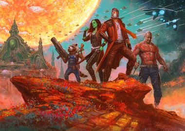 Guardians Group Pose