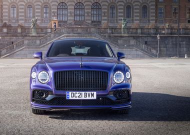 Purple Bentley Continental GT