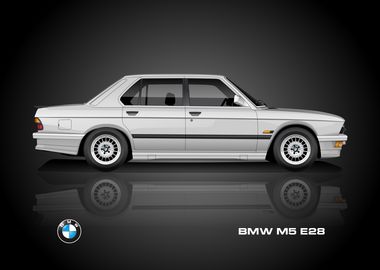 BMW M5 E28 Side View