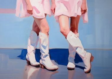 White Boots and Pink Skirts, Cowgirl Decor