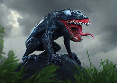 Venom Symbiote Frog