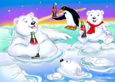 Polar Bear Family