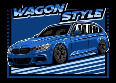 Wagon Style BMW F31 Blue