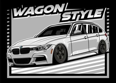 Wagon Style BMW F31 White