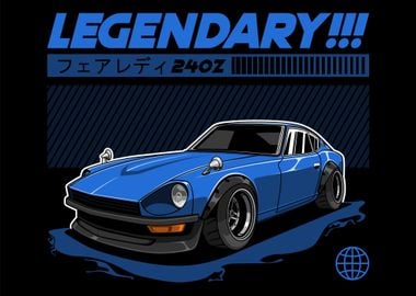 Nissan Datsun 240Z Fairlady Blue