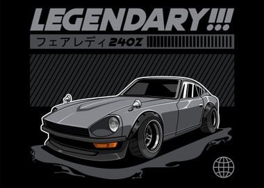 Nissan Datsun 240Z Fairlady Grey