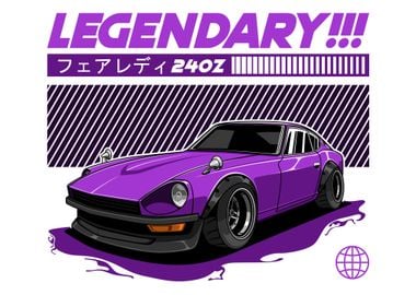 Nissan Datsun 240Z Fairlady Z Purple