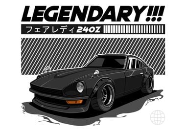 Nissan Datsun 240Z Fairlady Z Black