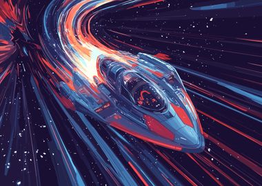 Spaceship in Hyperspace