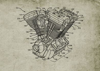 Engines And Parts Patent Drawing No2-preview-1