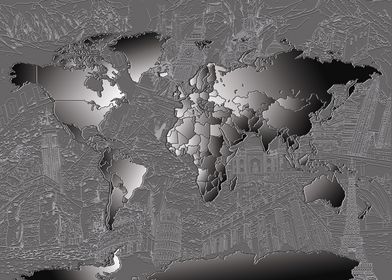 World Map Art-preview-2