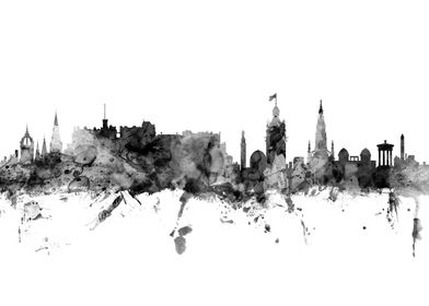 Skyline Landscape Bw-preview-1