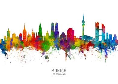 Munich Posters Online Pictures, Paintings | Metal Unique - Shop Displate Prints