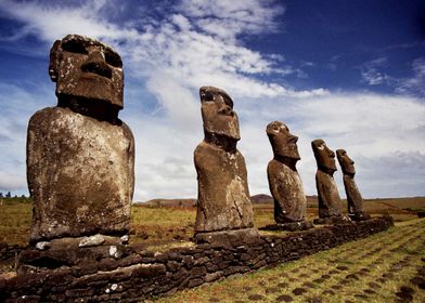 Moai Posters Online - Shop Unique Metal Prints, Pictures