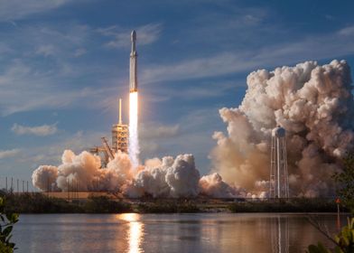 Falcon Heavy Posters Online - Shop Unique Metal Prints, Pictures