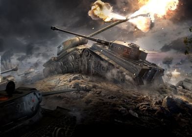 World Of Tank Posters Online - Shop Unique Metal Prints, Pictures, Paintings