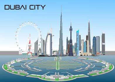 City Cities Painted-preview-3