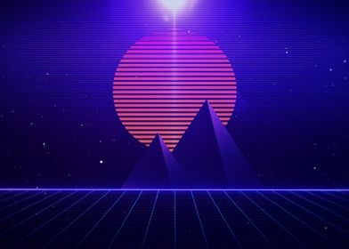 Retro Scifi Background-preview-0