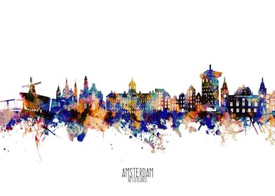 City Skyline Watercolor 2-preview-0
