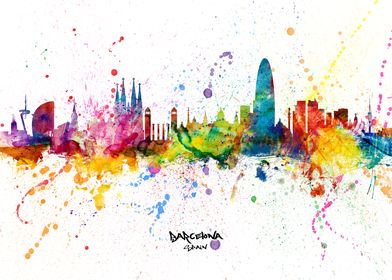 Skyline Paint Splashes-preview-1