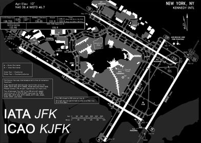 Airport Charts Black-preview-0