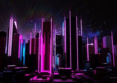 Neon Landscape Posters-preview-0