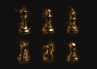 Golden Chess Piece-preview-0