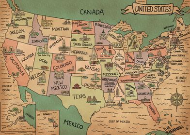 Colorful Vintage Maps-preview-0