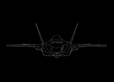 Hand Drawn Aircraft Dark-preview-1