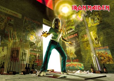Displate - Poster en Métal - Monté sur Aimant - Ironmaiden - Iron Maiden  Killers - Taille M - 32x45cm