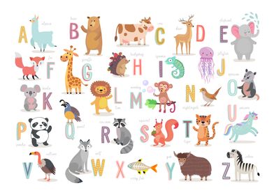 Cute Animals Alphabet-preview-2