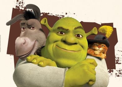 Shrek character illustration