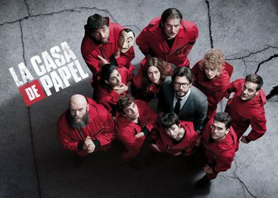 Acquista Casa De Papel (La): Grupo Erik - All Characters (Poster 91,5x61 Cm)