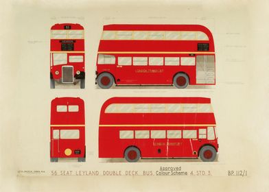 London Bus Door Poster 158cm x 53cm new and sealed Vista 