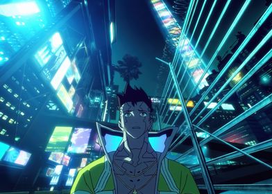 Poster #02 Anime Cyberpunk - Edgerunners