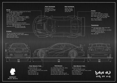 car blueprints with dimensions