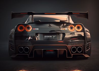 Nissan GT-R Vision Skyline Concept Poster Print