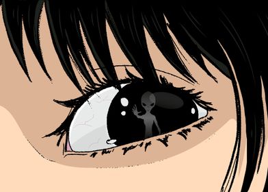 Anime Eyes Poster by CygniProxima