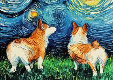 Dog Starry Night Van Gogh-preview-0
