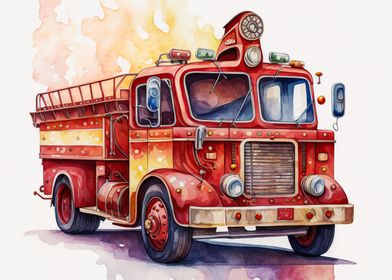 Watercolor Car-preview-0
