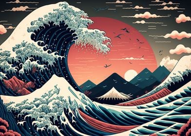 Japanese & Asian Art: Posters - print Collections on metal | Displate