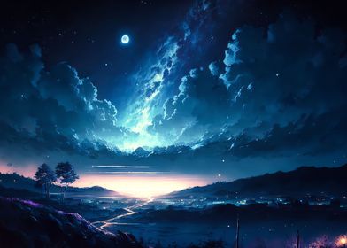 Night Sky With Stars-preview-1