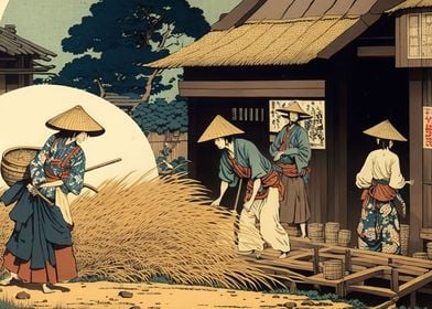 Ukiyo E Tokyo Rainy-preview-3