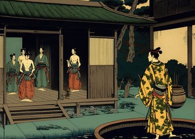 Ukiyo E Tokyo Rainy-preview-2