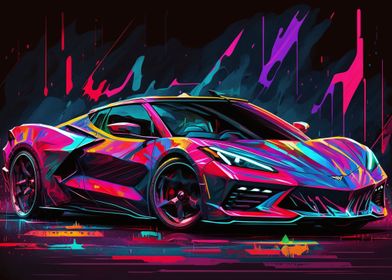 Neon Cars Horizontal-preview-0