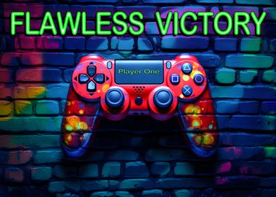 Flawless Victory' Poster, picture, metal print, paint by Steel Canvas  Creations