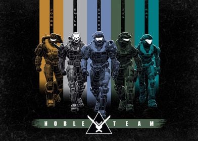 Poster Halo Reach - characters  Wall Art, Gifts & Merchandise