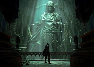 Demon's Souls Video Game Poster Key Art 