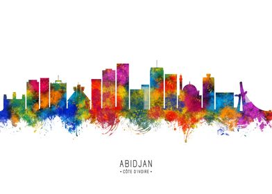 Watercolor City Skyline-preview-0