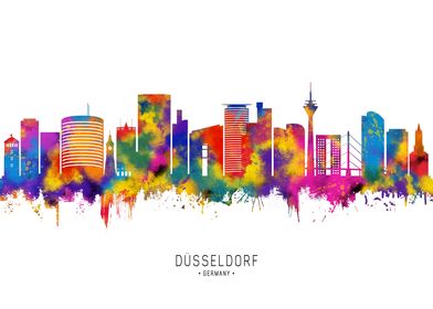 Watercolor City Skyline-preview-1